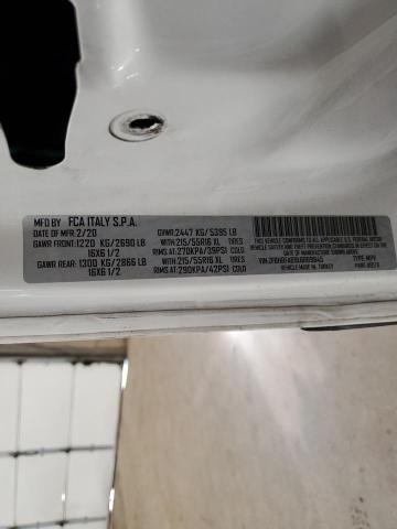 ZFBHRFAB9L6R69845 - 2020 RAM PROMASTER 白色 照片 13