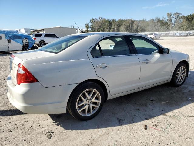 3FAHP0JA0CR303246 - 2012 FORD FUSION SEL WHITE photo 3