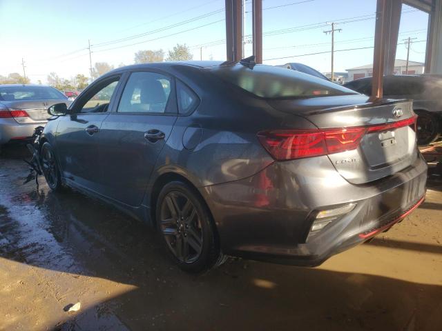 3KPF34AD1ME289610 - 2021 KIA FORTE GT LINE GRAY photo 2