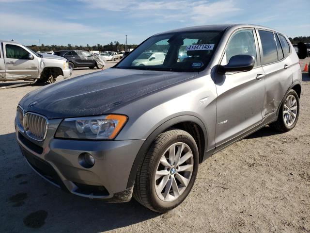 5UXWX9C55D0A23539 - 2013 BMW X3 XDRIVE28I GRAY photo 1