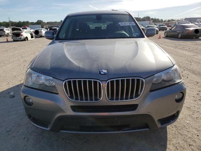 5UXWX9C55D0A23539 - 2013 BMW X3 XDRIVE28I GRAY photo 5