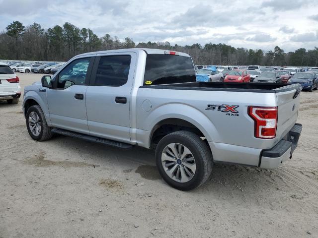 1FTEW1EP4JFD23417 - 2018 FORD F150 SUPERCREW SILVER photo 2