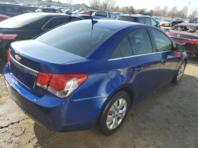 1G1PC5SH4C7184076 - 2012 CHEVROLET CRUZE LS BLUE photo 3