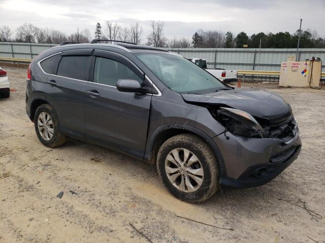 2HKRM4H75DH602096 - 2013 HONDA CR-V EXL GRAY photo 4