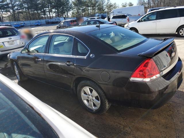 2G1WT58N381377901 - 2008 CHEVROLET IMPALA LT BLACK photo 2