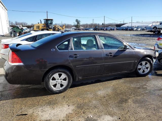 2G1WT58N381377901 - 2008 CHEVROLET IMPALA LT BLACK photo 3