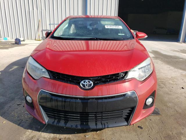 2T1BURHE5EC103333 - 2014 TOYOTA COROLLA L RED photo 5