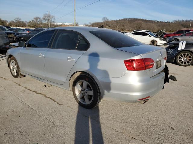 3VWLL7AJ8CM345151 - 2012 VOLKSWAGEN JETTA TDI SILVER photo 2