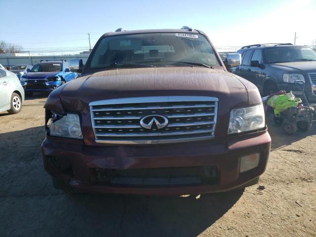 5N3AA08C59N901027 - 2009 INFINITI QX56 BURGUNDY photo 5