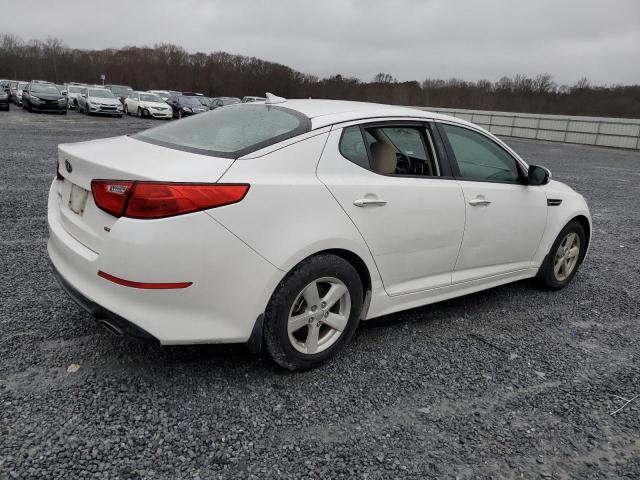 KNAGM4A79F5527890 - 2015 KIA OPTIMA LX WHITE photo 3