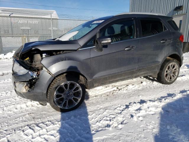 MAJ6P1WL4JC245287 - 2018 FORD ECOSPORT TITANIUM GRAY photo 1