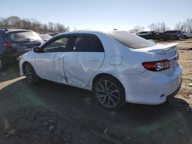 2T1BU4EE6BC628582 - 2011 TOYOTA COROLLA BASE WHITE photo 2