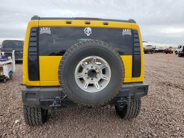 5GRGN23U44H105124 - 2004 HUMMER H2 YELLOW photo 6