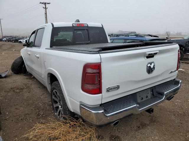 1C6SRFKT6LN383403 - 2020 RAM 1500 LONGHORN WHITE photo 2