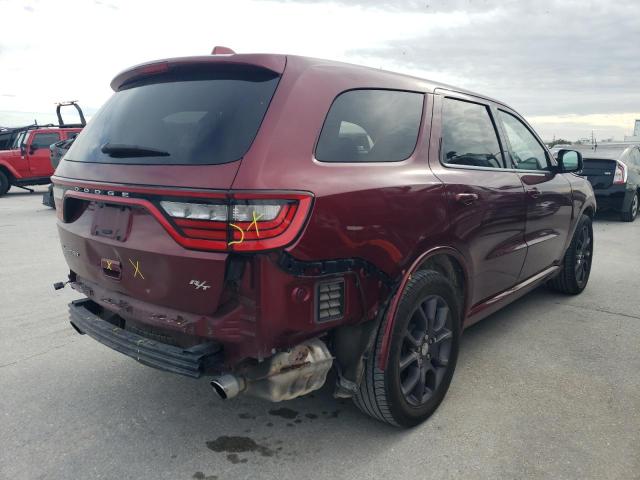 1C4SDHCT7JC438869 - 2018 DODGE DURANGO R/T BURGUNDY photo 3