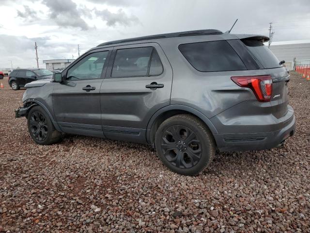 1FM5K8GT6KGA41513 - 2019 FORD EXPLORER SPORT CHARCOAL photo 2