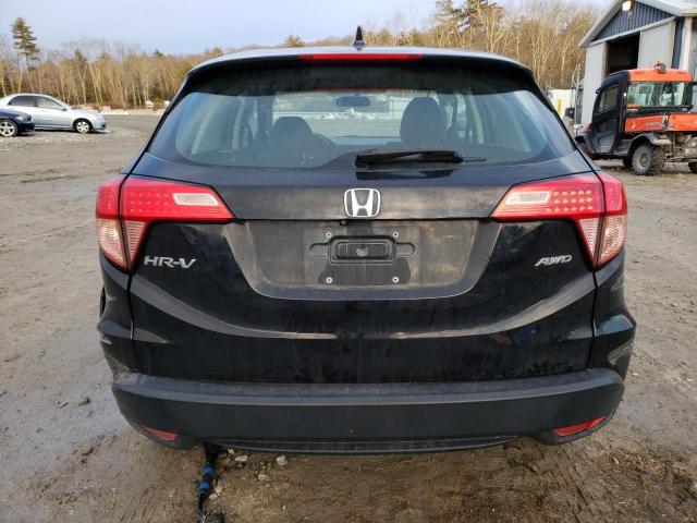 3CZRU6H37JG720688 - 2018 HONDA HR-V LX BLACK photo 6