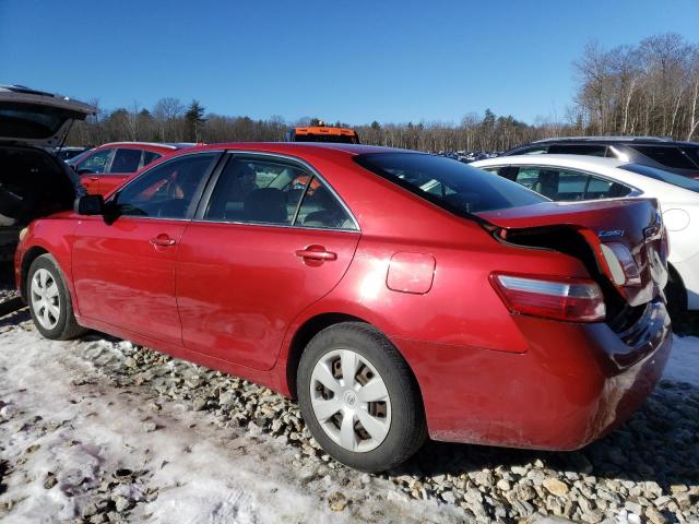 4T1BE46K07U060241 - 2007 TOYOTA CAMRY CE RED photo 2