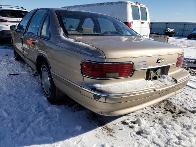 1G1BL53E6PW140672 - 1993 CHEVROLET CAPRICE CLASSIC GOLD photo 2