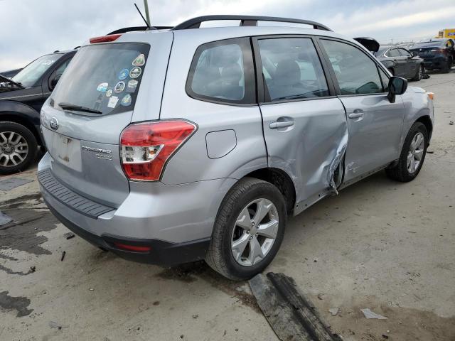 JF2SJABC7FH502289 - 2015 SUBARU FORESTER 2.5I SILVER photo 3