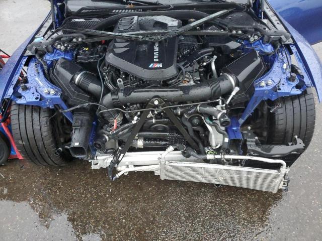 WBS43AY09NFM10618 - 2022 BMW M3 COMPETITION BLUE photo 11