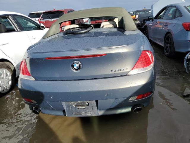 WBAEK13406CN78849 - 2006 BMW 650 I GRAY photo 6