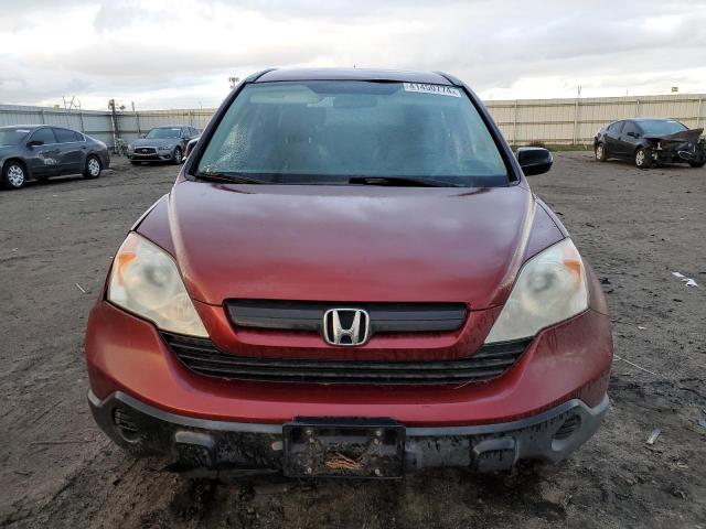 JHLRE38387C026284 - 2007 HONDA CR-V LX MAROON photo 5