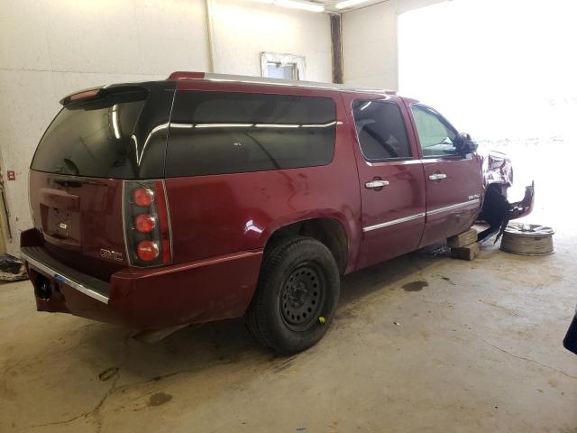 1GKUKMEF7AR131878 - 2010 GMC YUKON XL DENALI MAROON photo 3