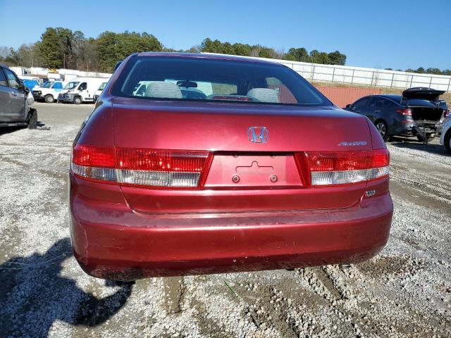 1HGCM66303A078221 - 2003 HONDA ACCORD LX BURGUNDY photo 6