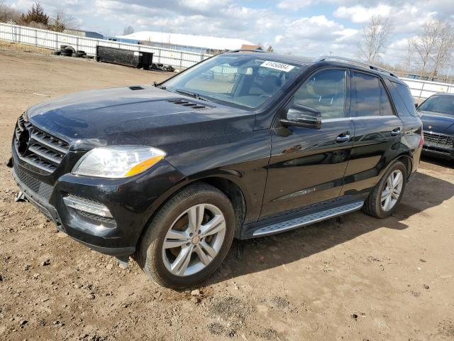 4JGDA5HB9FA477252 - 2015 MERCEDES-BENZ ML 350 4MATIC BLACK photo 1