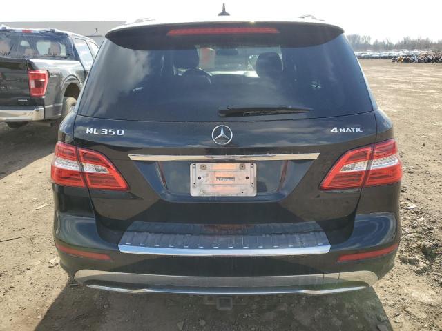 4JGDA5HB9FA477252 - 2015 MERCEDES-BENZ ML 350 4MATIC BLACK photo 6