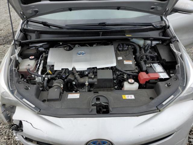 JTDKBRFU8H3547786 - 2017 TOYOTA PRIUS SILVER photo 11