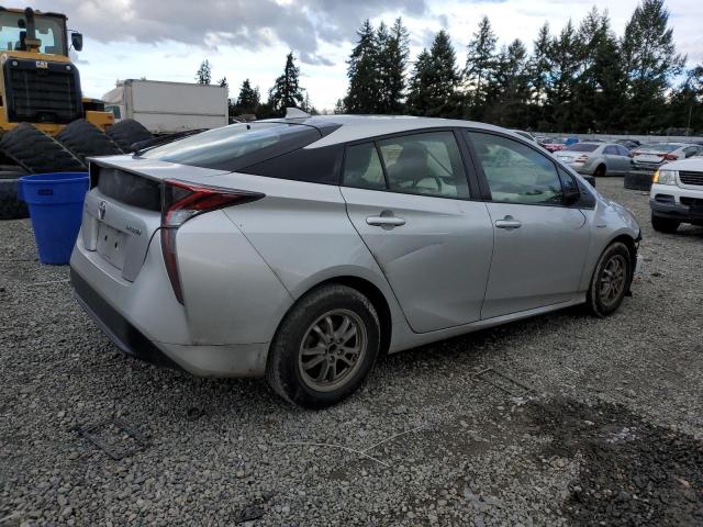 JTDKBRFU8H3547786 - 2017 TOYOTA PRIUS SILVER photo 3