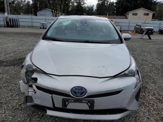 JTDKBRFU8H3547786 - 2017 TOYOTA PRIUS SILVER photo 5