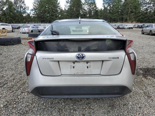 JTDKBRFU8H3547786 - 2017 TOYOTA PRIUS SILVER photo 6