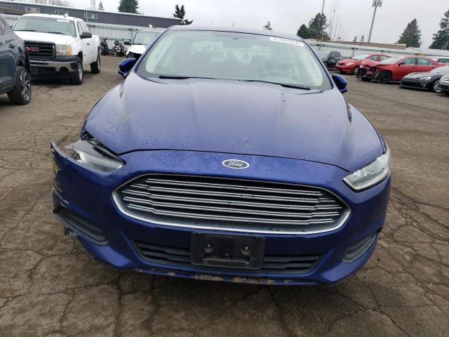 3FA6P0HR8DR231491 - 2013 FORD FUSION SE BLUE photo 5