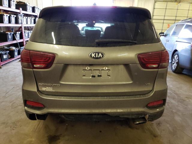 5XYPGDA55KG486376 - 2019 KIA SORENTO LX GRAY photo 6