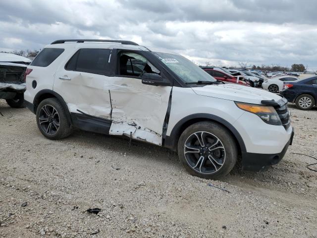 1FM5K8GT4DGB62396 - 2013 FORD EXPLORER SPORT WHITE photo 4