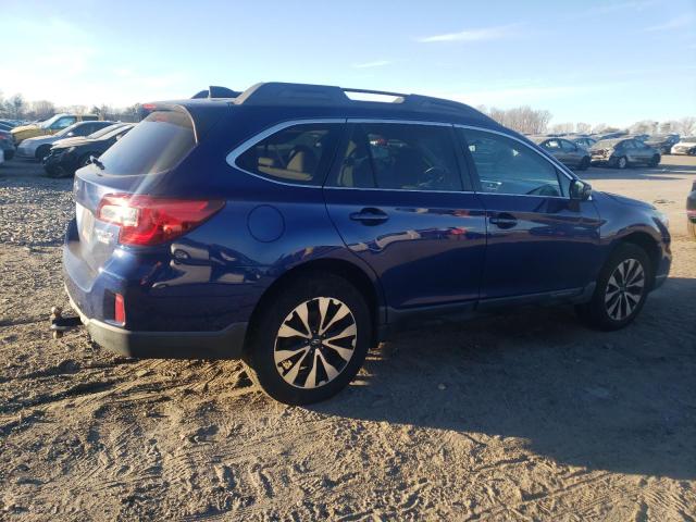 4S4BSAJC3G3324047 - 2016 SUBARU OUTBACK 2.5I LIMITED BLUE photo 3