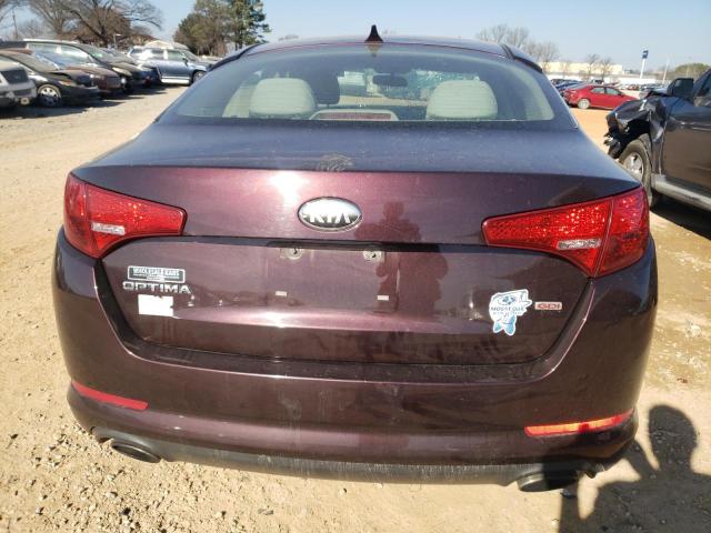 5XXGM4A76DG245752 - 2013 KIA OPTIMA LX PURPLE photo 6