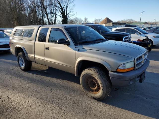 1D7HG12X43S235420 - 2003 DODGE DAKOTA SXT BEIGE photo 4