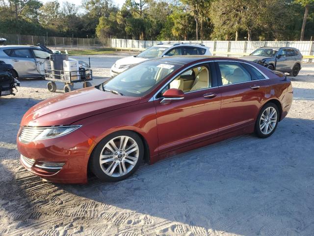 3LN6L2G90ER827632 - 2014 LINCOLN MKZ BURGUNDY photo 1