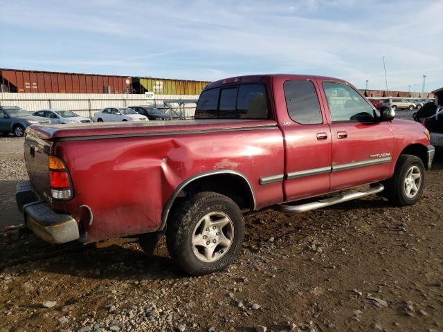 5TBBT441X1S146388 - 2001 TOYOTA TUNDRA ACCESS CAB MAROON photo 3