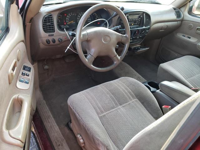 5TBBT441X1S146388 - 2001 TOYOTA TUNDRA ACCESS CAB მუქწითელი ფოტო 8