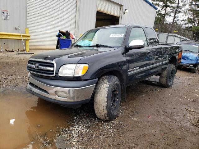 5TBRN34132S302419 - 2002 TOYOTA TUNDRA ACCESS CAB SR5 BLACK photo 1