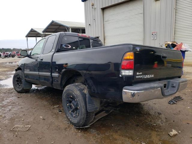 5TBRN34132S302419 - 2002 TOYOTA TUNDRA ACCESS CAB SR5 BLACK photo 2