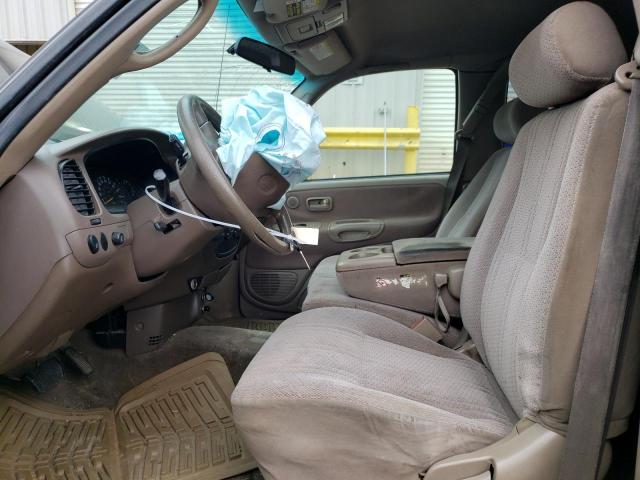 5TBRN34132S302419 - 2002 TOYOTA TUNDRA ACCESS CAB SR5 BLACK photo 7