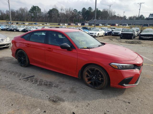 2HGFE2F53NH560819 - 2022 HONDA CIVIC SPORT 红色 照片 4