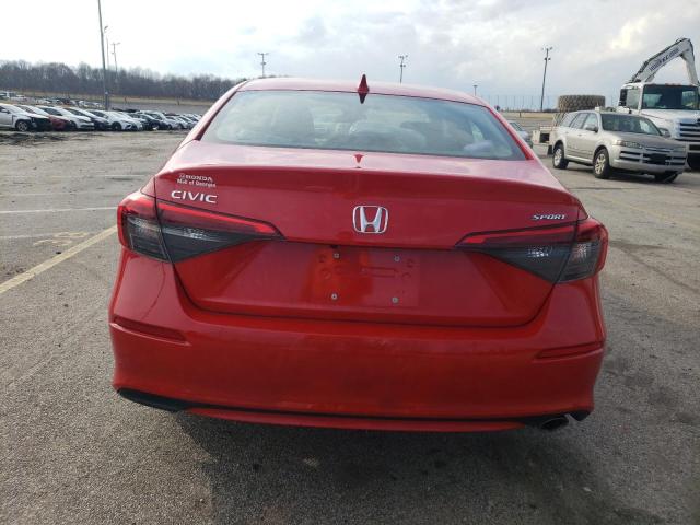 2HGFE2F53NH560819 - 2022 HONDA CIVIC SPORT 红色 照片 6