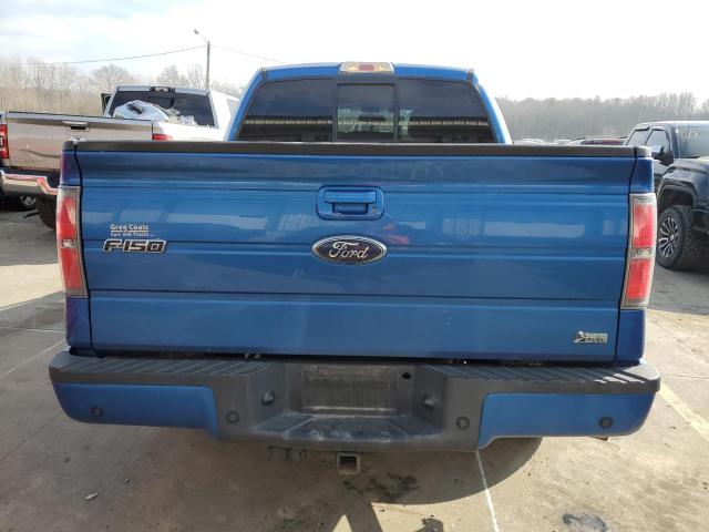 1FTFW1CV2AKE44119 - 2010 FORD F150 SUPERCREW BLUE photo 6